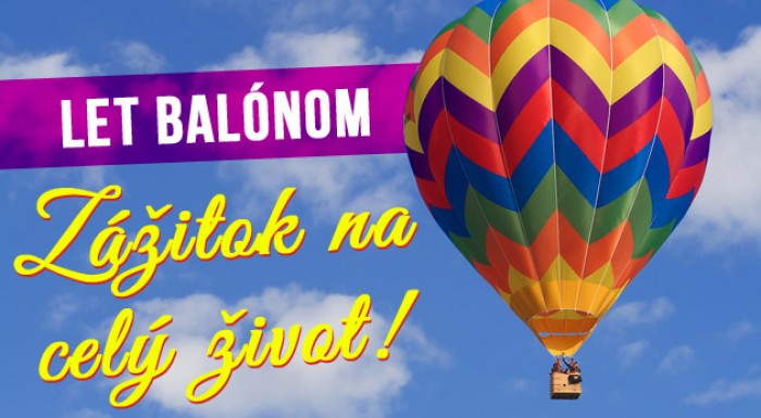 Let balónom pre 1 alebo 2 osoby