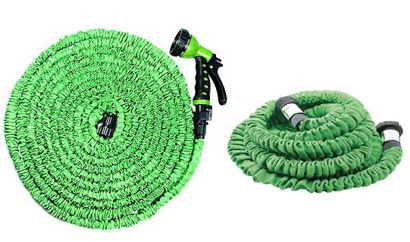 Elastická záhradná hadica, dĺžka 15m, zelená farba