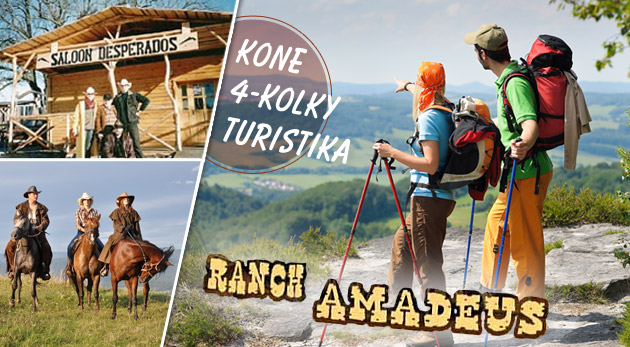 3-dňový pobyt s raňajkami na Ranči Amadeus