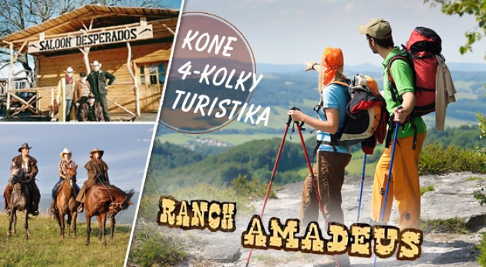 3-dňový pobyt s raňajkami na Ranči Amadeus