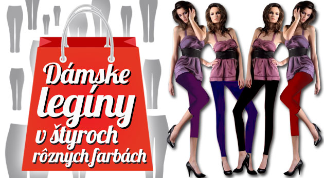 Dámske legíny 4 rôzne farby