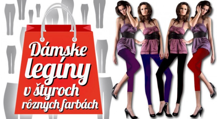 Dámske legíny 4 rôzne farby
