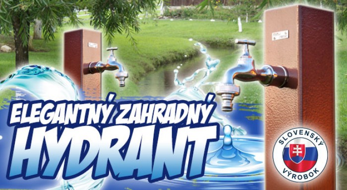 Elegantný záhradný hydrant