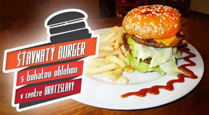 Dvojitý alebo little burger v centre mesta