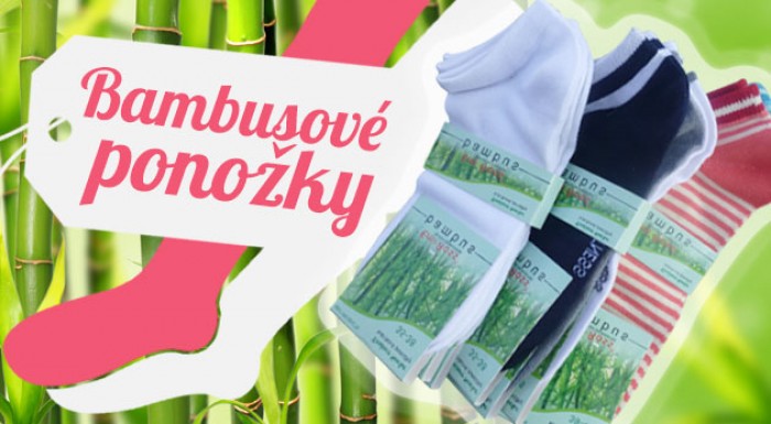 Ponožky z bambusového vlákna - 9 párov