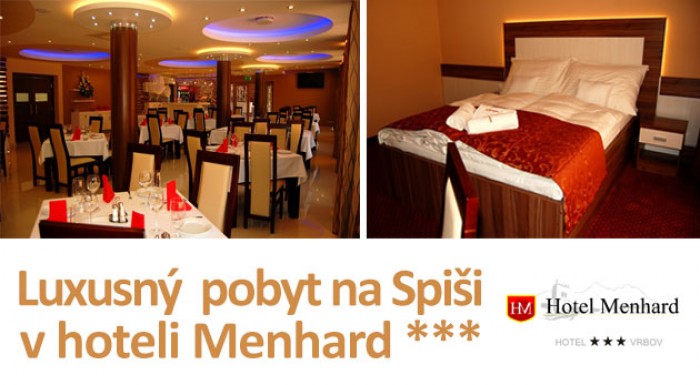 Hotel Menhard *** na Spiši - luxusné 3 alebo 4 dni