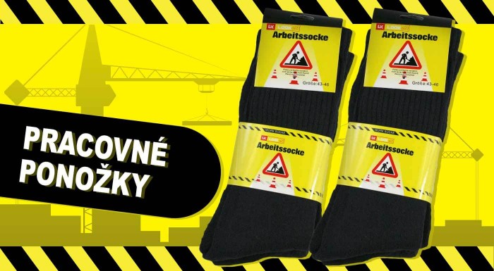 Kvalitné bavlnené ponožky - 3 páry