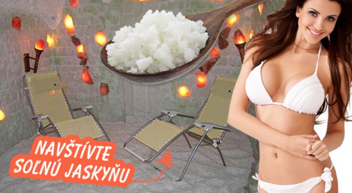 Soľná jaskyňa v Prešove - dva 45-minútové vstupy