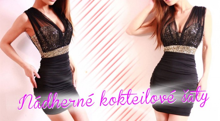 Dámske kokteilové šaty