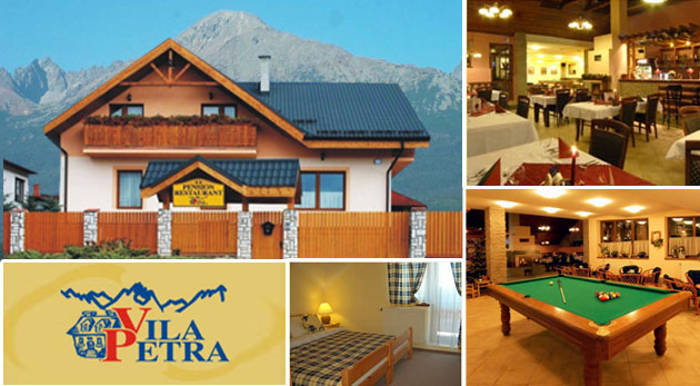 Trojdňový pobyt pre 2 osoby v Penzióne Vila Petra.