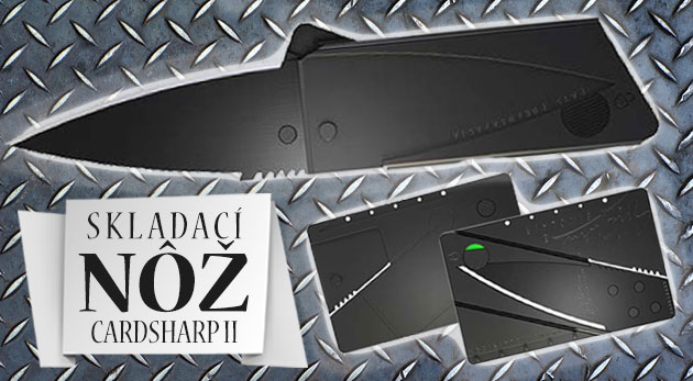 CardSharp II. - skladací nôž veľkosti kreditky