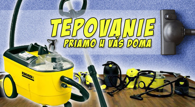 Tepovanie koberca alebo sedačky