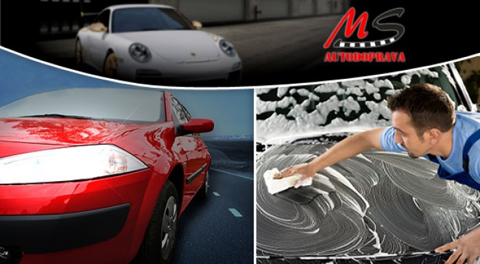 Ručné umytie vozidla - vaše auto bude žiariť čistotou zvonku aj zvnútra.