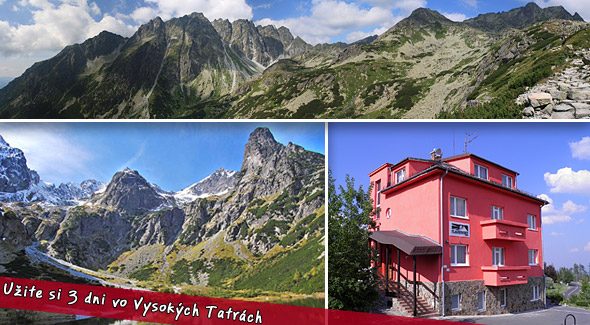 3 dni v Tatrách v Hornom Smokovci s polpenziou, zapožičaním bicyklov a uvítacím drinkom.
