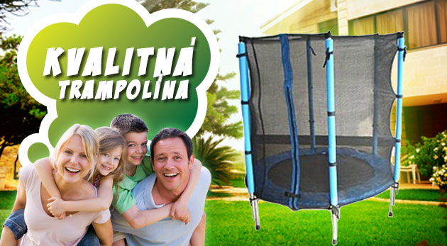 Trampolína 140 cm so sieťkou a servisom