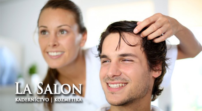 Pánske srihanie v salóne v Ružinove