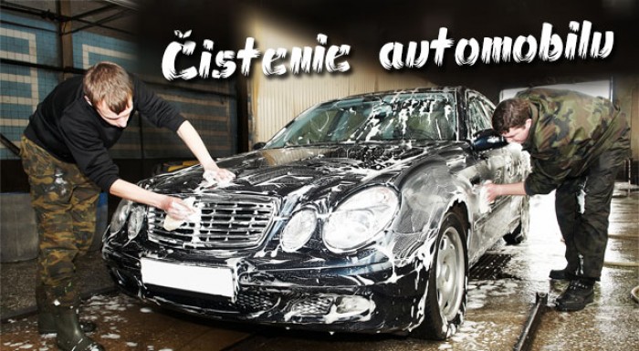 Čistenie automobilu v Ružinove