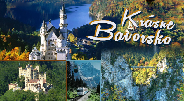 Bavorské zámky a zubačka na Zugspitze