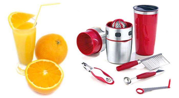 Odšťavovač Pro V Juicer a 4-dielna dekoračná sada