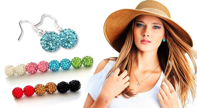 Očarujúce náušnice so Swarovski elements