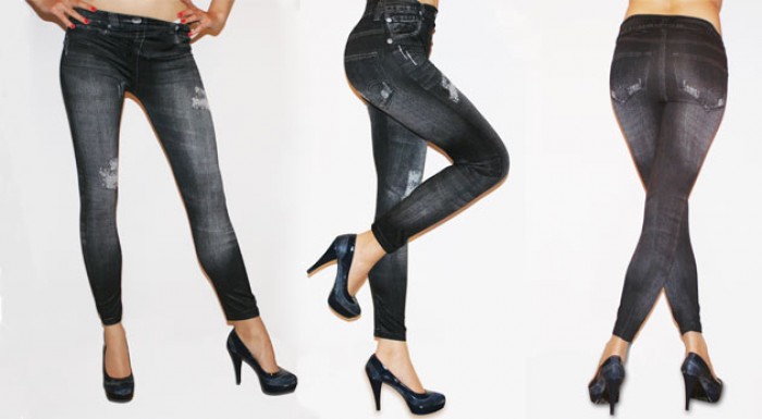 Módne dámske elastické legíny