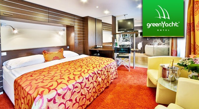 Luxusný relax pre dvoch na palube GreenYacht Hotel
