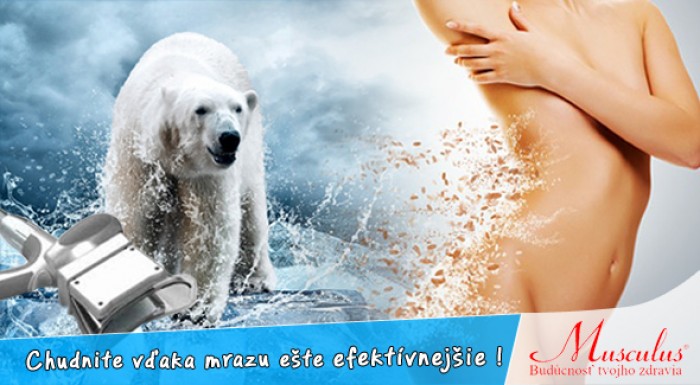 Svetová revolučná novinka len v Musculuse - turbokryolipolýza.