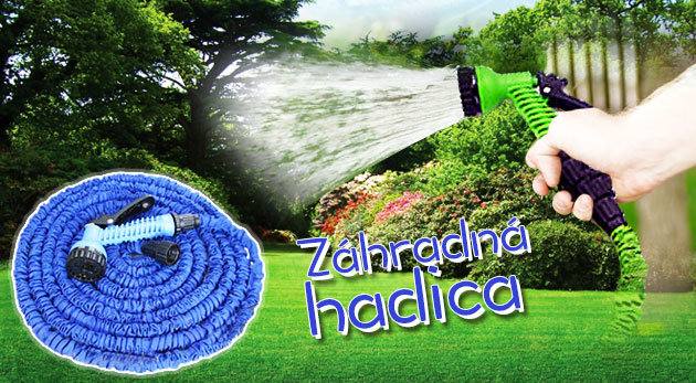 Elastická hadica s dĺžkou 22 m alebo 30 m