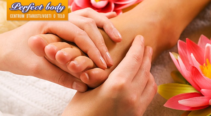 Polhodinová reflexná masáž chodidiel