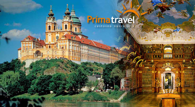 Rakúsky zámok Schallaburg a opátstvo v Melku