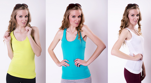 Pohodlné dámske tielko