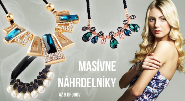 Výrazné náhrdelníky pre odvážne ženy