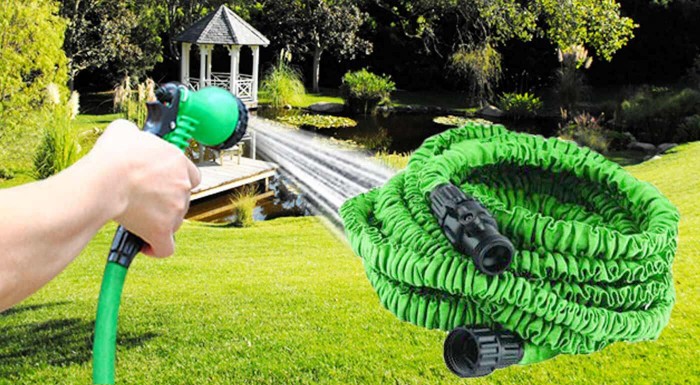 Praktická elastická záhradná hadica