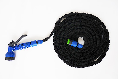 Elastická záhradná hadica, dĺžka 15m, čierna farba