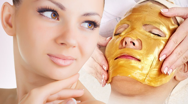 Štyri kolagénové masky na tvár GOLD 24K