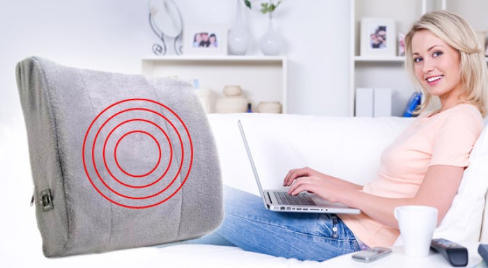 Bezdrôtová masážna chrbtová opierka