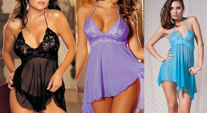 Elegantná dámska nočná košieľka