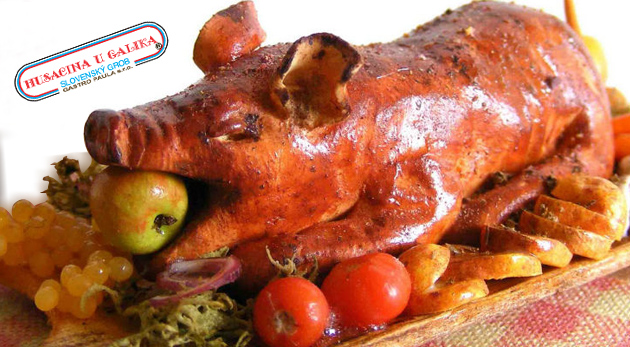 Pečené prasa s oblohou u Galika