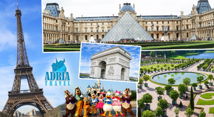 Letecký poznávací zájazd do Paríža a Disneylandu