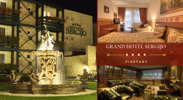 Leto v GRAND BOUTIQUE HOTEL SERGIJO**** Piešťany