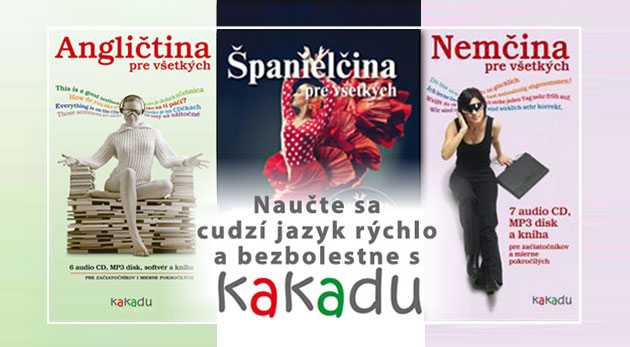Angličtina,nemčina i španielčina s Kakadu