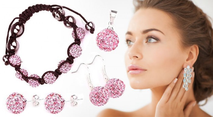 7-dielny set žiarivých šperkov