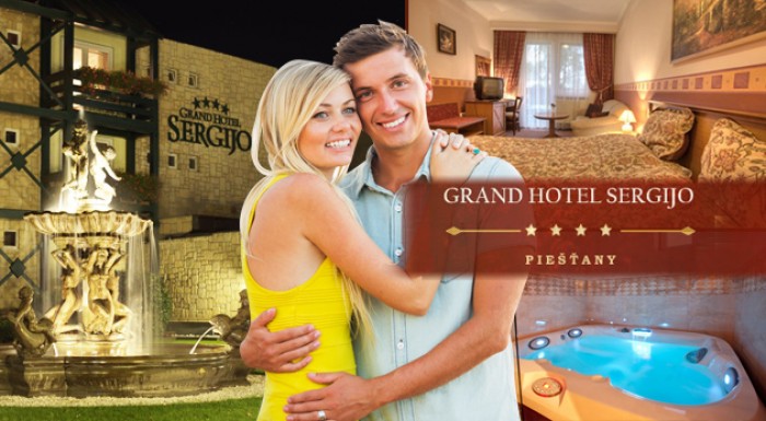  Relax v 4* GRAND BOUTIQUE HOTEL SERGIJO Piešťany