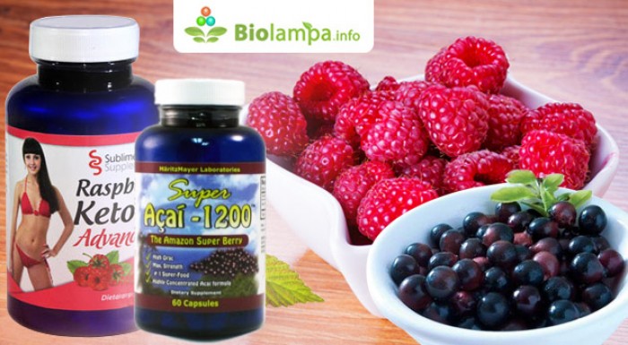 Malinový ketón alebo Super Acai 1200
