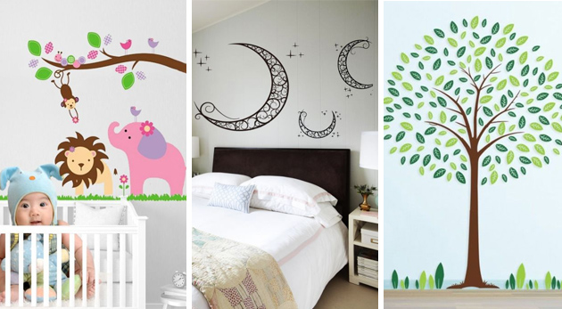 Dekoračné nálepky na stenu