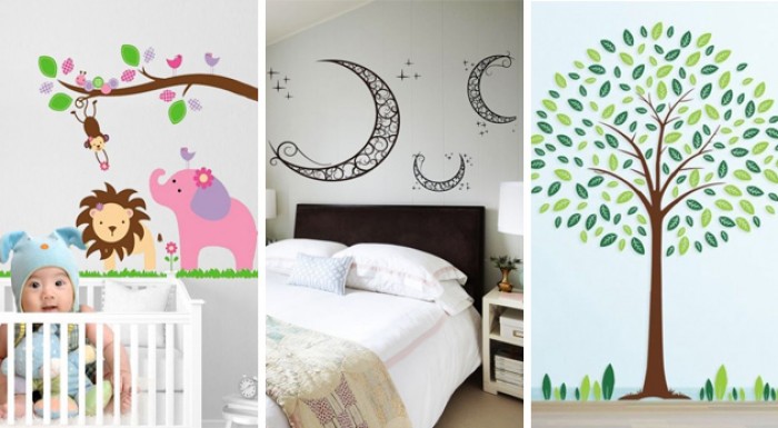 Dekoračné nálepky na stenu