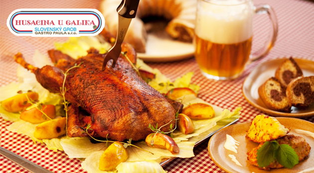 Slávnostné husacie alebo kačacie menu u Galika