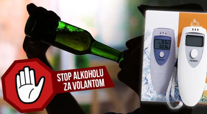 Prenosný LCD alkoholtester