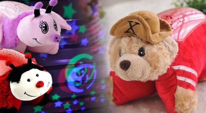Svetielkujúce plyšové zvieratká