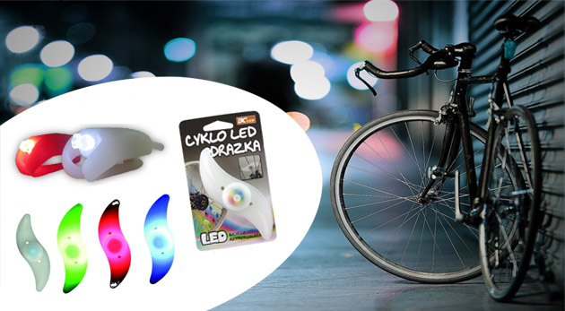 Farebný set cyklo LED osvetlenia